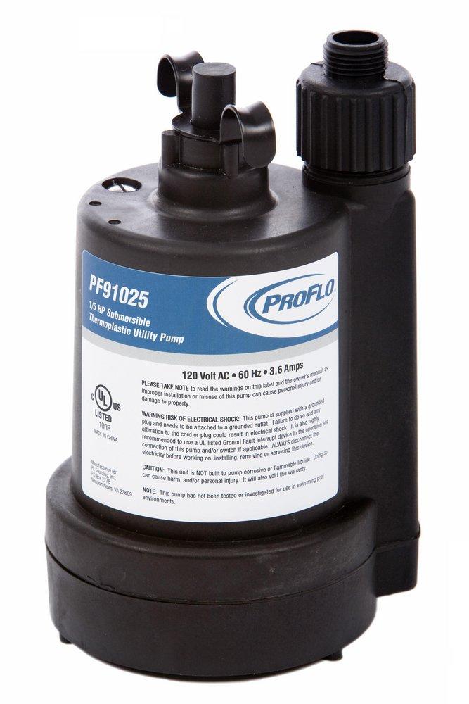 PROFLO® 1-1/4 in. 120V 10 ft. Plastic Sump Pump 