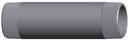 3/8 x 2 in. Threaded Extra Heavy Domestic Galvanized Carbon Steel Nipple