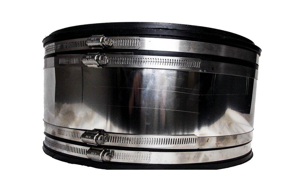 Fernco Clay x Cast Iron Reducing PVC Flexible Coupling 