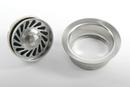 JB Products Brushed Stainless Steel Metal Disposer Flange 