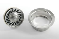 Metal Disposer Flange in Brushed Stainless Steel