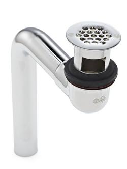 Offset Lavatory Strainer Polished Chrome