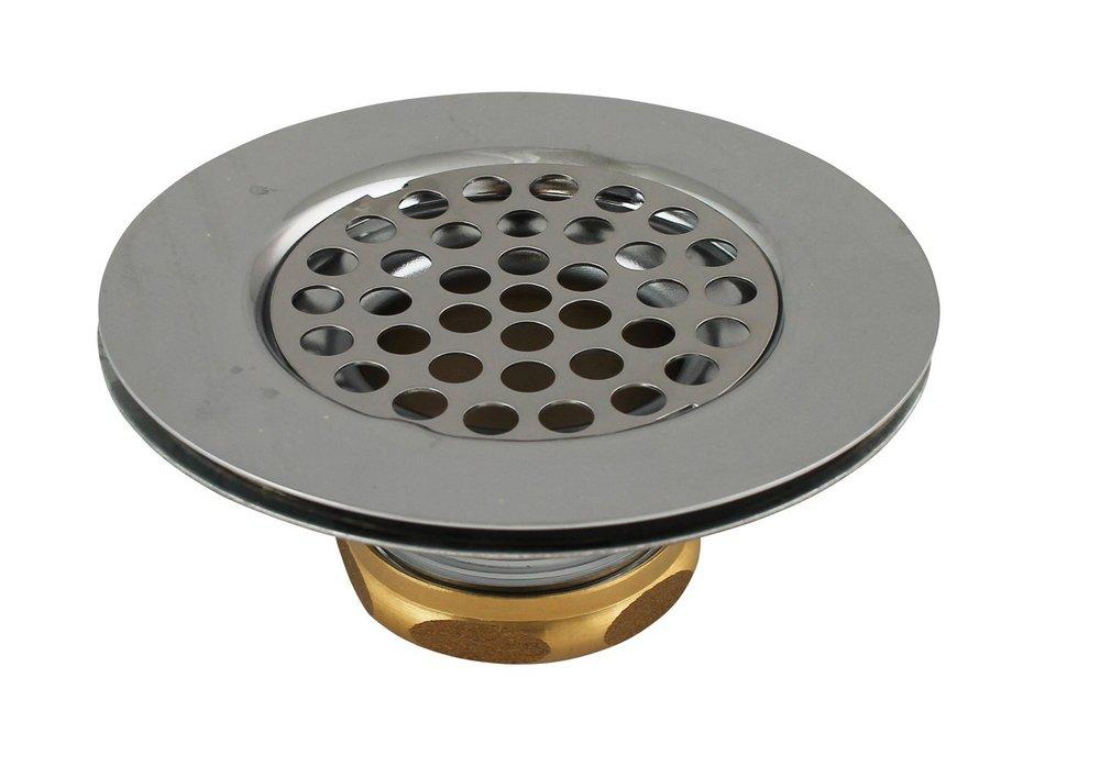 Keeney Polished Chrome 4-1/2 in. Flat Sink Strainer 