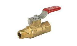 1/4 in. Brass Full Port FIPT x MIPT 600# Ball Valve