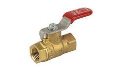 1/4 in. Brass Full Port FIPT 600# Ball Valve