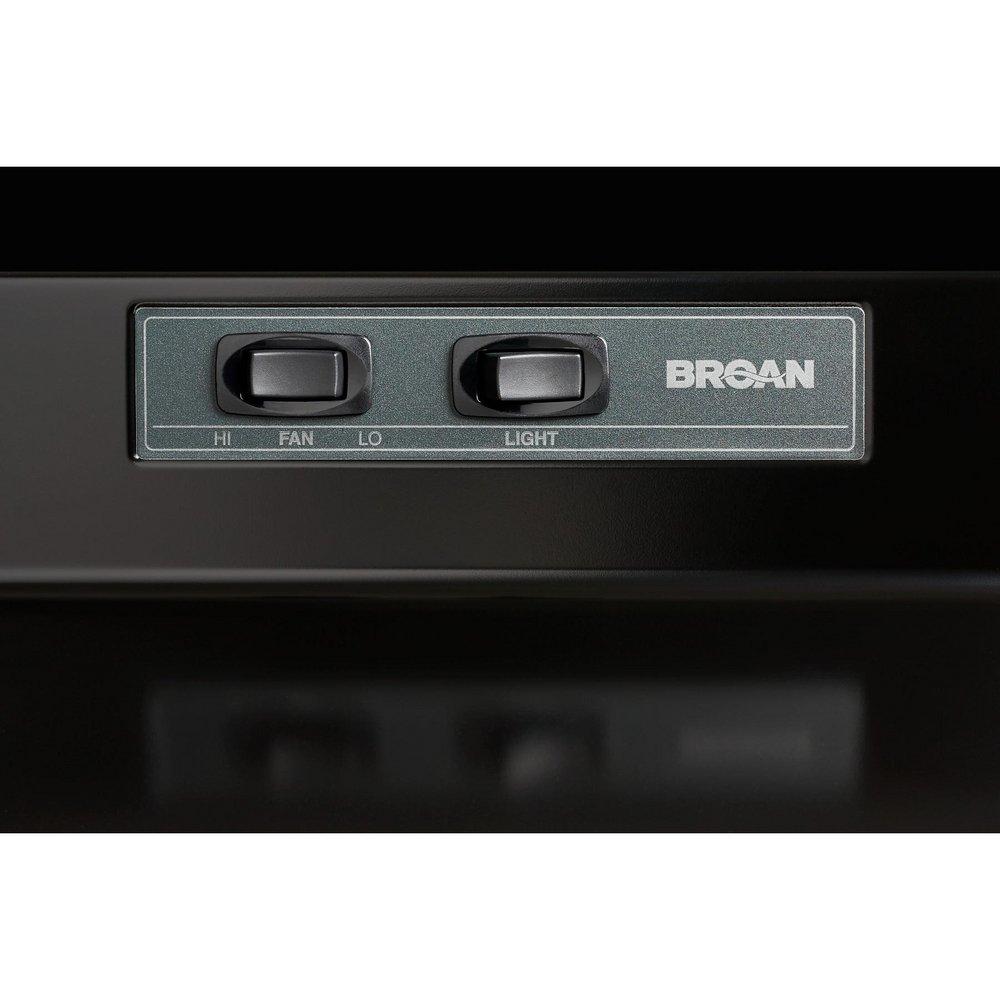 Broan Black 30 in. Under Cabinet Range Hood 