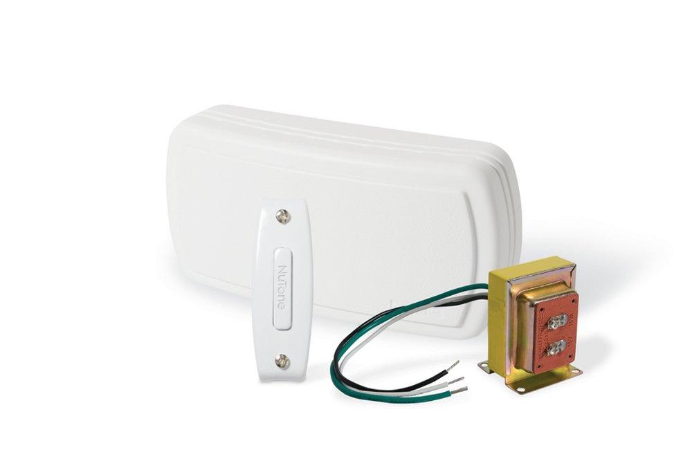 Broan White Single Button Chime Kit 