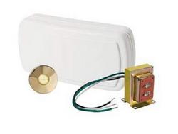 Builder Chime Kit with Satin Nickel Pushbutton