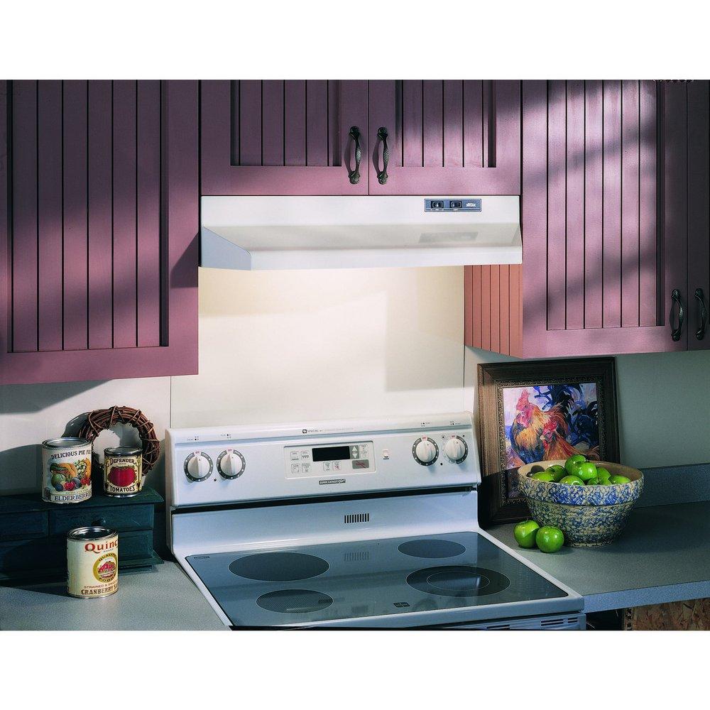 Broan Bisque 30 in. 190 cfm Range Hood in Stainless Steel 