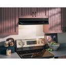 Broan Black 30 in. 190 cfm Range Hood in Stainless Steel 