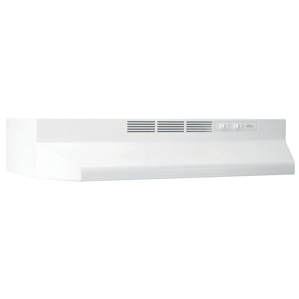 Broan White 30 in. Under Cabinet Range Hood 