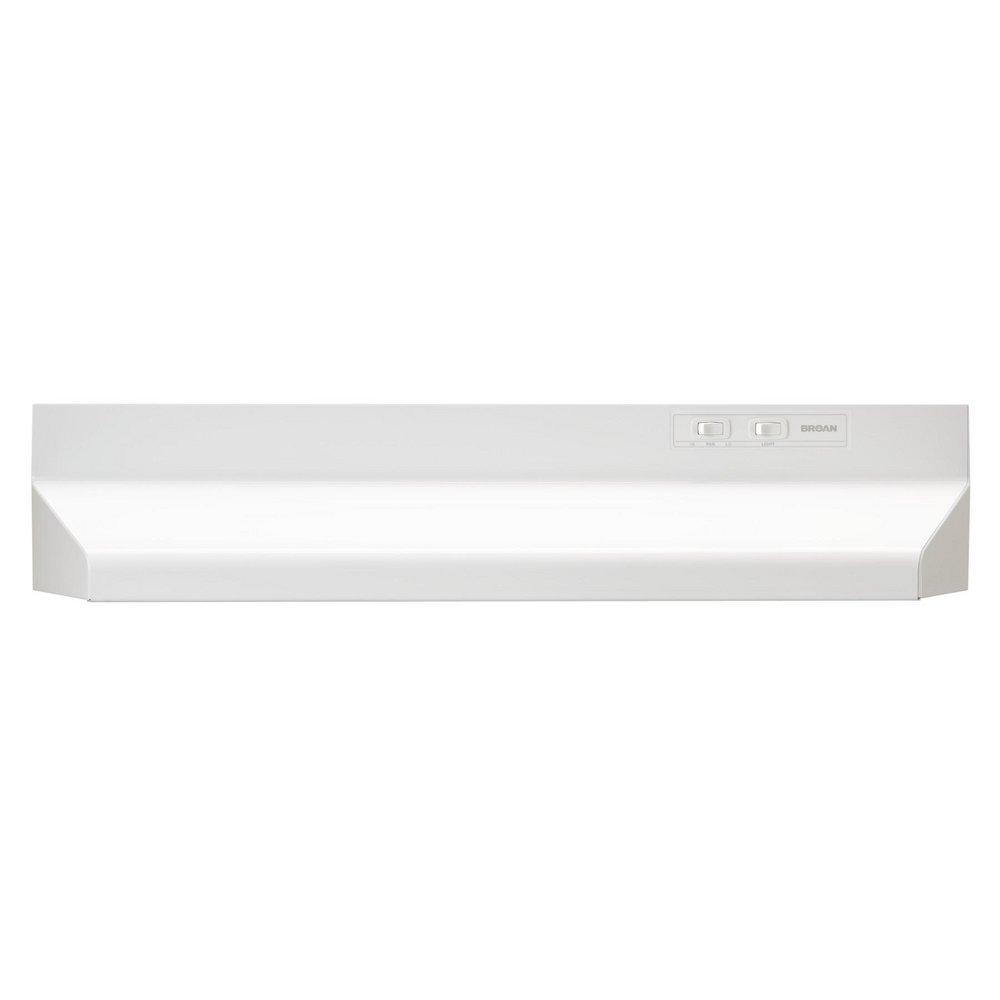 Broan White 30 in. Under Cabinet Range Hood 