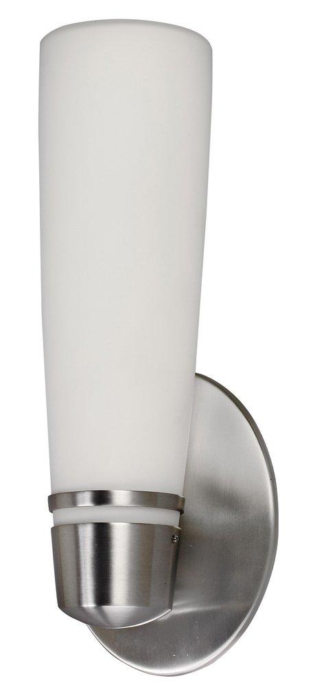 AFX Satin Nickel 14-1/2 in. 18W 1-Light Outdoor Wall Sconce 