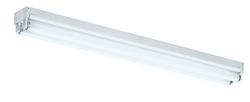 32W 2-Light Medium Bi-Pin Fluorescent Standard Strip Light in White