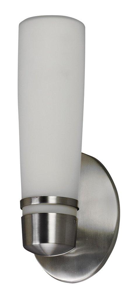 AFX Satin Nickel 11 in. 13W 1-Light Outdoor Wall Sconce 