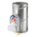 AprilAire Silver Galvanized Steel Zone Damper 