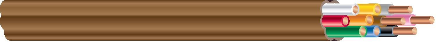 Southwire&reg; Brown 18/10 UL Thermostat Wire Spool Brown 