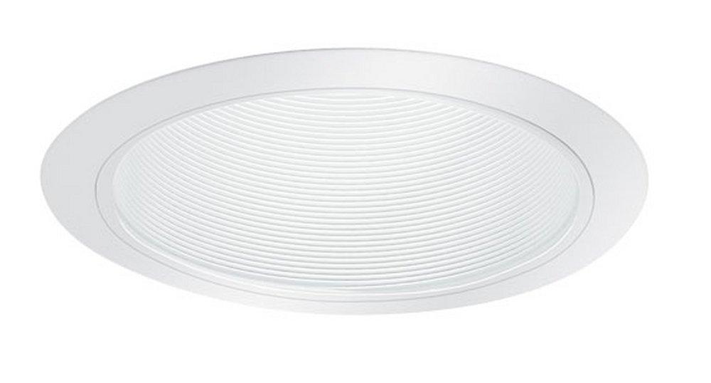 Elite Lighting White 75W Ceiling Mount Stepped Baffle Trim 