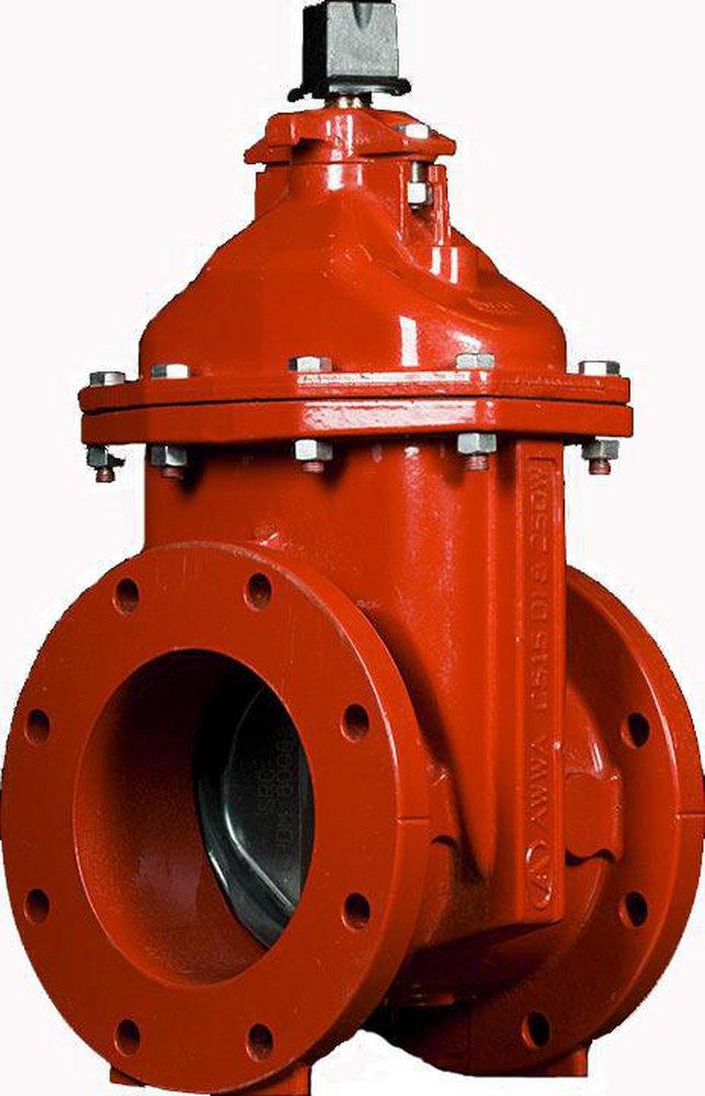 American Flow Control Flanged Ductile Iron OS&Y Non-Rising Resilient Wedge Gate Valve 