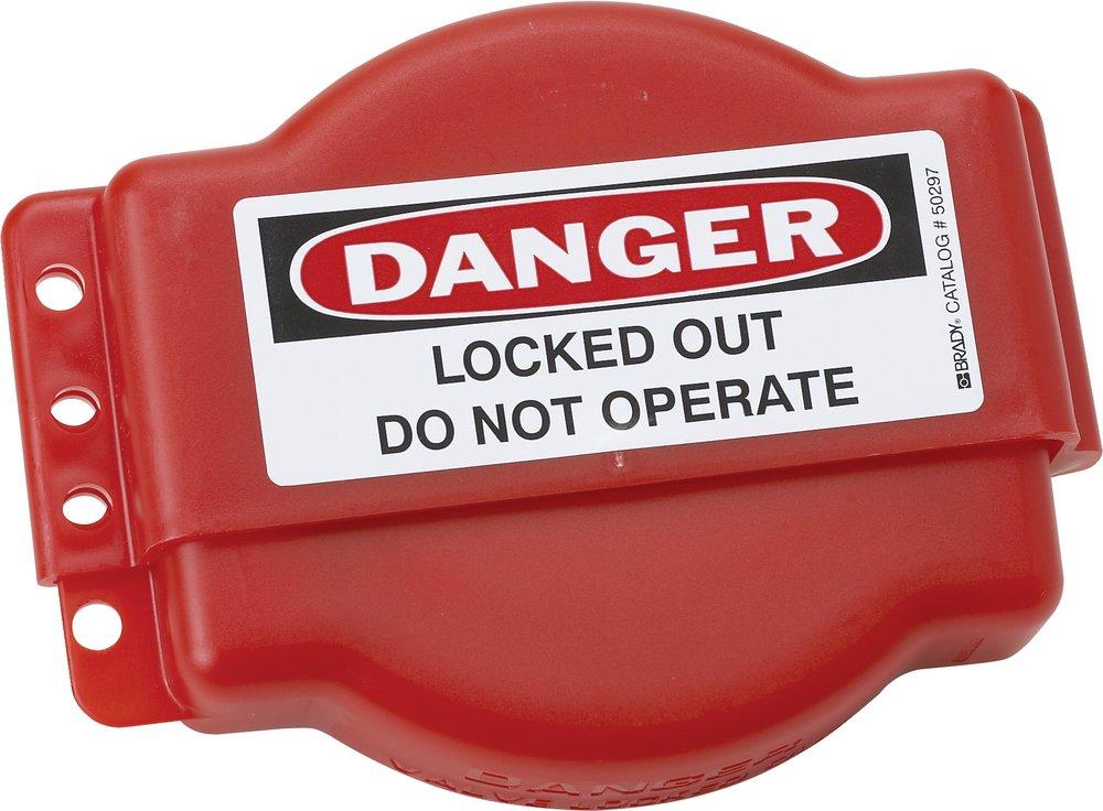 Brady Worldwide Red 2-1/8 in. Polypropylene Adjustable Lockout 