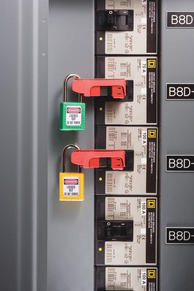 Master Lock Red 9/32 in. Circuit Breaker Lockout 