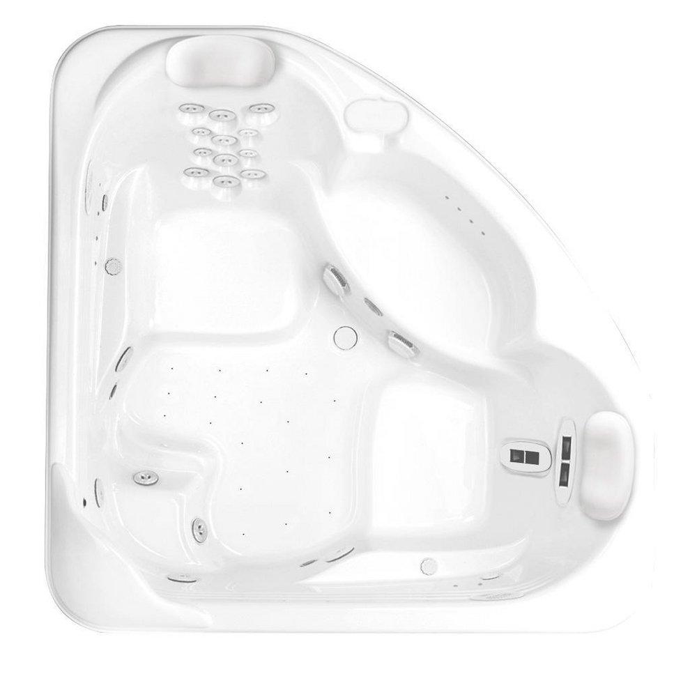 Aquatic White 72 x 72 x 30 in. Millenia Corner Whirlpool 
