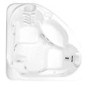 Aquatic White 72 x 72 x 30 in. Millenia Corner Whirlpool 