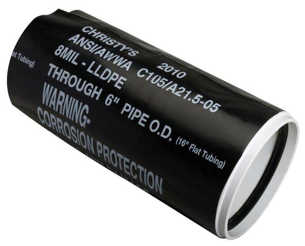 Christy's Black 67 in. Polyethylene Poly Wrap in Black 