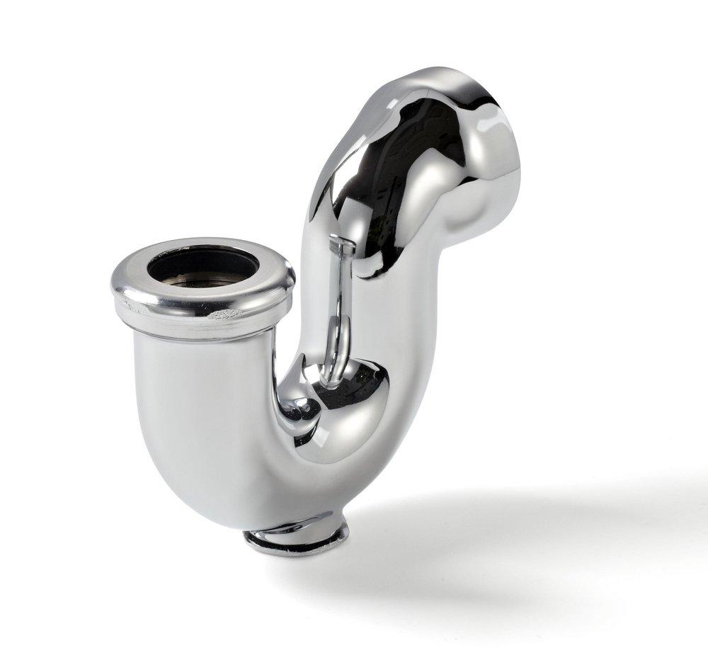 McGuire Manufacturing Chrome Plated Cast Brass P-Trap 