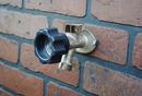 PRIER Products Satin Nickel Plated Residential Anti-Siphon Wall Hydrant 
