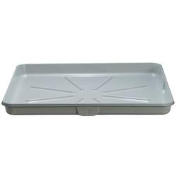 33 in. Plastic Washing Machine Pan in White