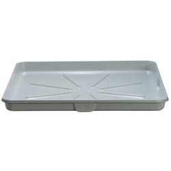 33 in. Plastic Washing Machine Pan in White