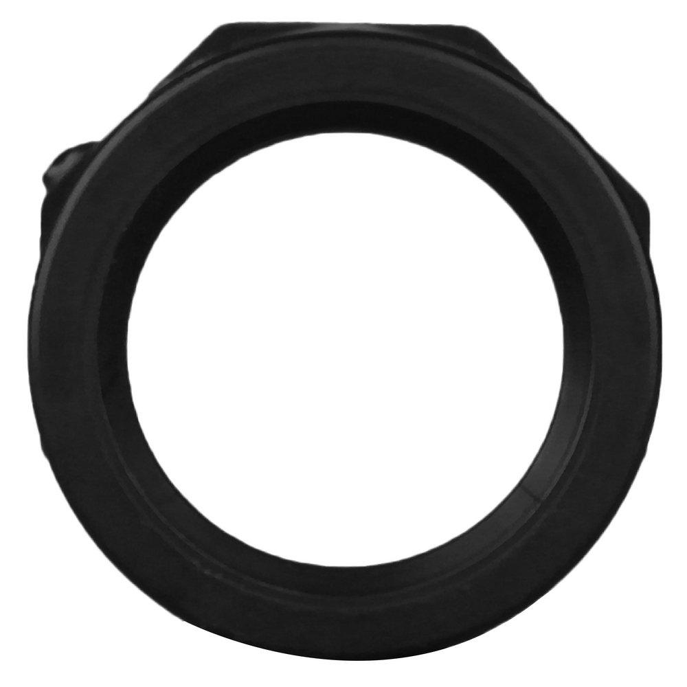Black ABS DWV Flush Bushing 