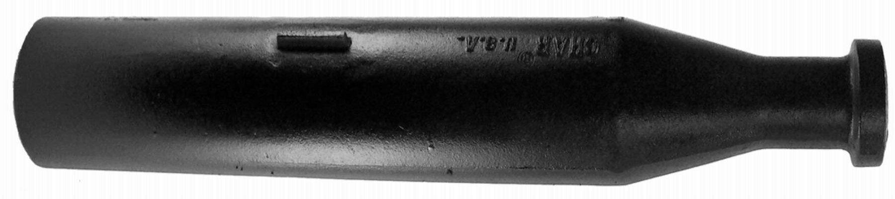 Black 30 in. Spigot x Hub Service Cast Iron Long IPT Tap on Pipe Increaser 