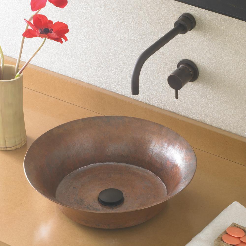 Native Trails Tempered Copper 16 x 5 in. Copper Lavatory Sink 