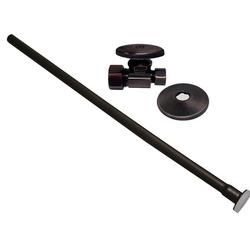Toilet 3/8 in x 5/8 in. x 20 in. Angle Supply Kit in Oil Rubbed Bronze