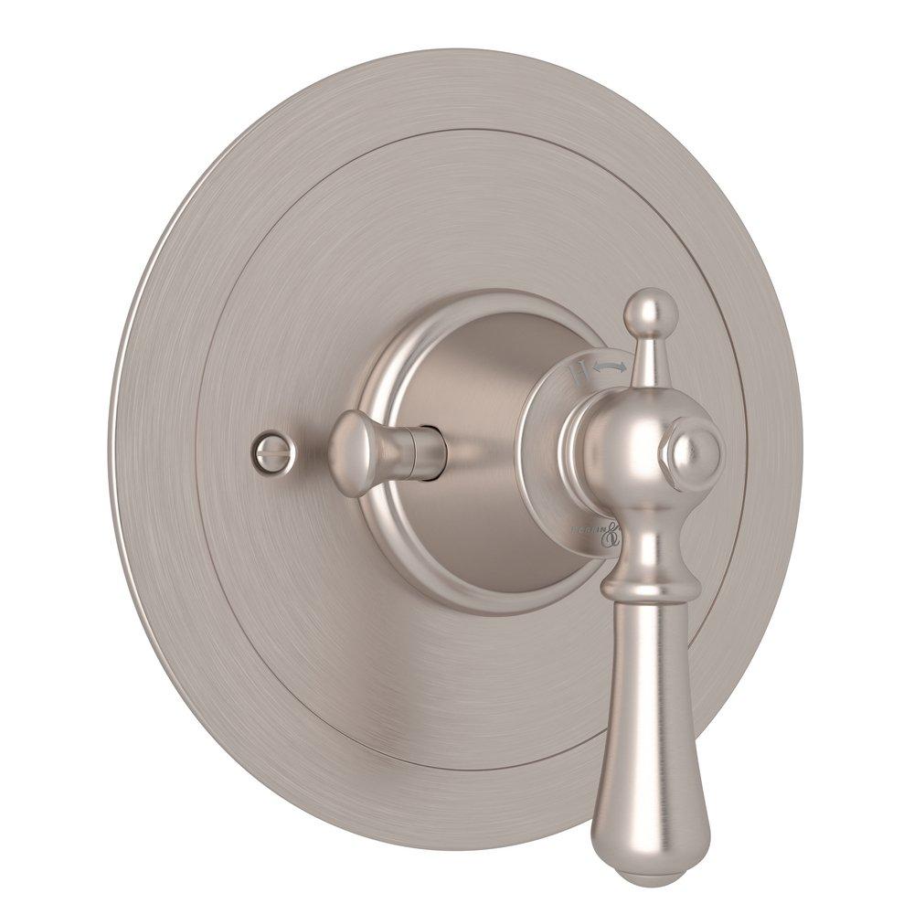 Perrin & Rowe&reg; Satin Nickel Single Handle Bathtub & Shower Faucet (Trim Only) 