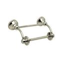Perrin & Rowe&reg; Satin Nickel 6-1/2 in. Wall Mount Georgian Era Swing Arm Toilet Tissue Holder 