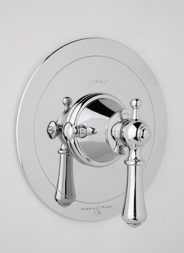 Perrin & Rowe Polished Nickel Single Handle Bathtub & Shower Faucet (Trim Only) 