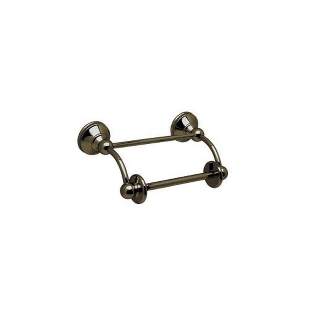 Perrin & Rowe&reg; English Bronze 6-1/2 in. Wall Mount Georgian Era Swing Arm Toilet Tissue Holder 