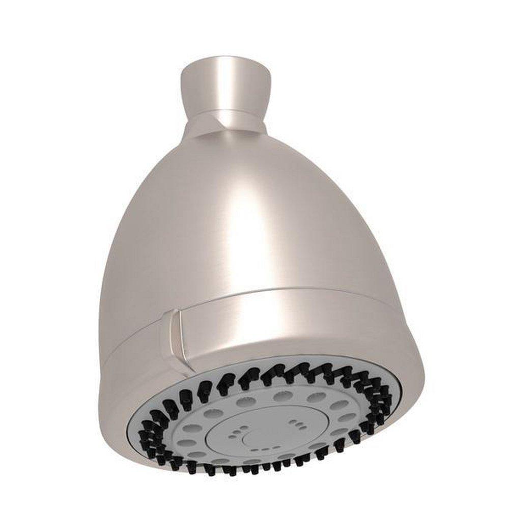 Perrin & Rowe&reg; Satin Nickel Multi Function Champagne, Massage, Stream, Stream/Champagne, Champagne/Massage and Massage/Stream Showerhead 
