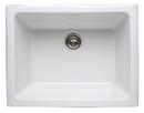 ROHL&reg; Pergame 24 x 18-1/2 in. No Hole Fireclay Single Bowl Undermount Kitchen Sink 