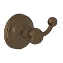 Double Robe Hook in English Bronze