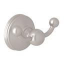 Perrin & Rowe&reg; Satin Nickel 2-Hook Robe Hook 