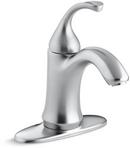 KOHLER Brushed Chrome Single Handle Monoblock Bathroom Sink Faucet 