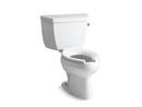 1.0 gpf Elongated Two Piece Toilet in White 