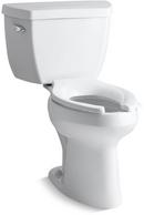 1 gpf Elongated Two Piece Toilet in White