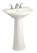 22-3/4 x 18-7/8 in. Oval Pedestal Sink with Base in Biscuit