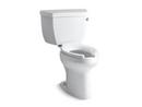 1 gpf Elongated Two Piece Toilet in White