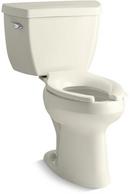 1.6 gpf Elongated Two Piece Toilet in Biscuit